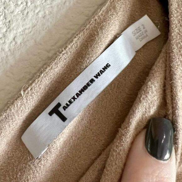 T by ALEXANDER WANG Suede Midi Bodycon Dress - Picture 10 of 10